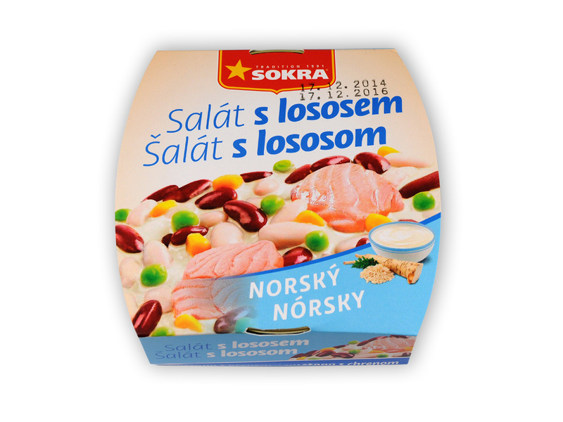Salát s lososem Norský 220g SOKRA