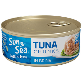 Tuňák kousky ve vlastní šťávě 160g SUN&SEA