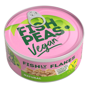 Vegan alternativa kousků tuňáka Natural 140g FishPeas